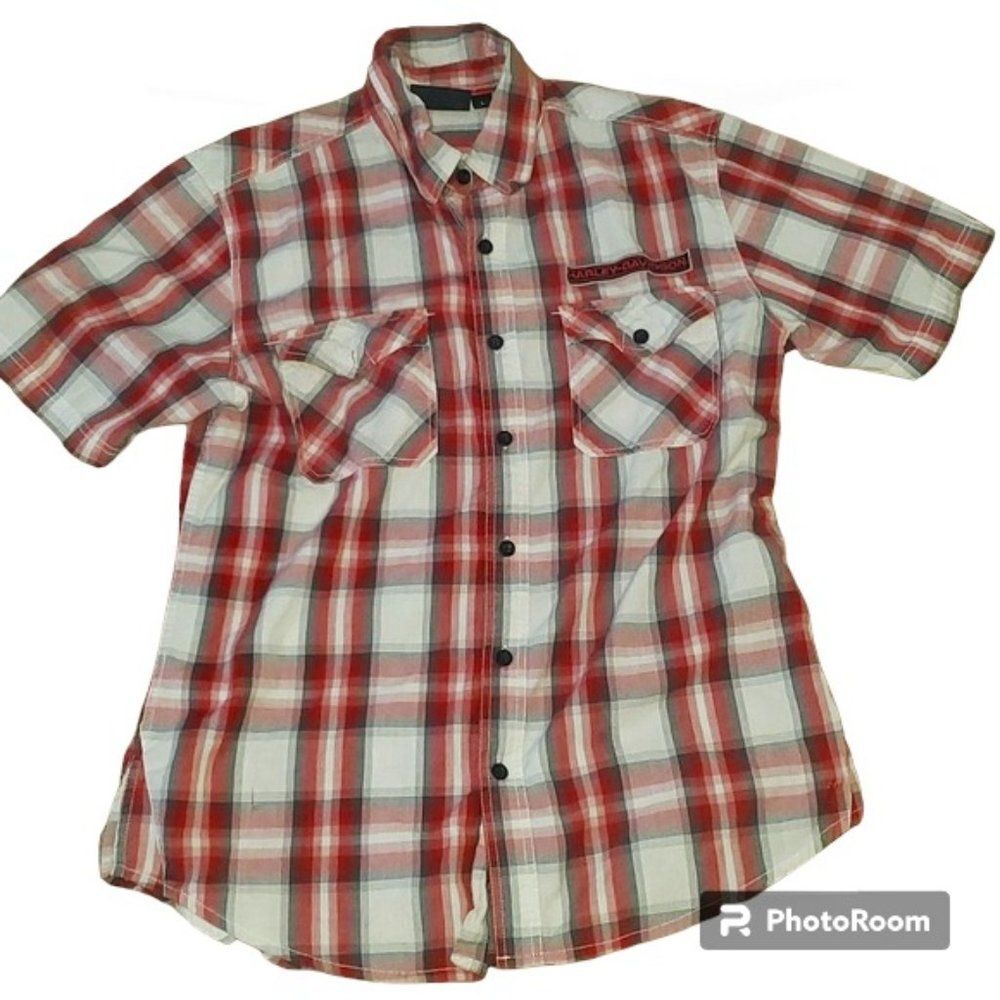 Harley-Davidson Genuine MotorClothes Riding Shirt – HDMC 1903 Back Hit Plaid